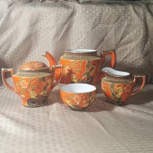 Vintage Hand painted Japan Lusterware Tea Set